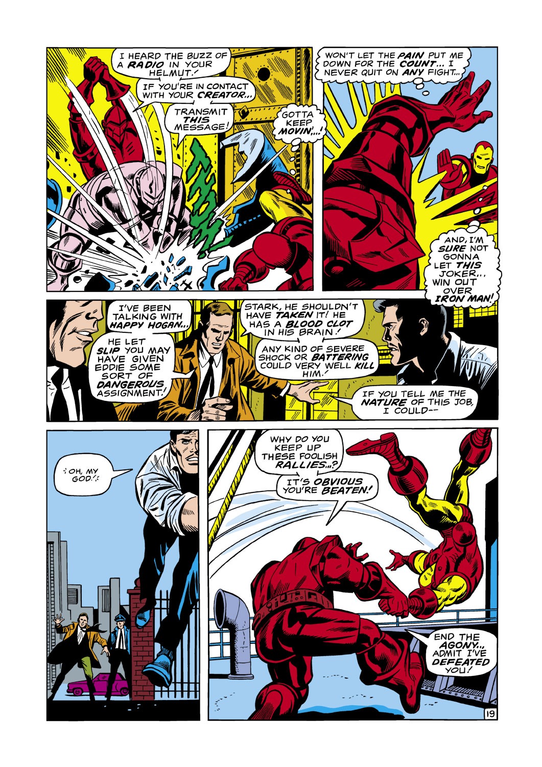 Read online Iron Man (1968) comic -  Issue #21 - 20