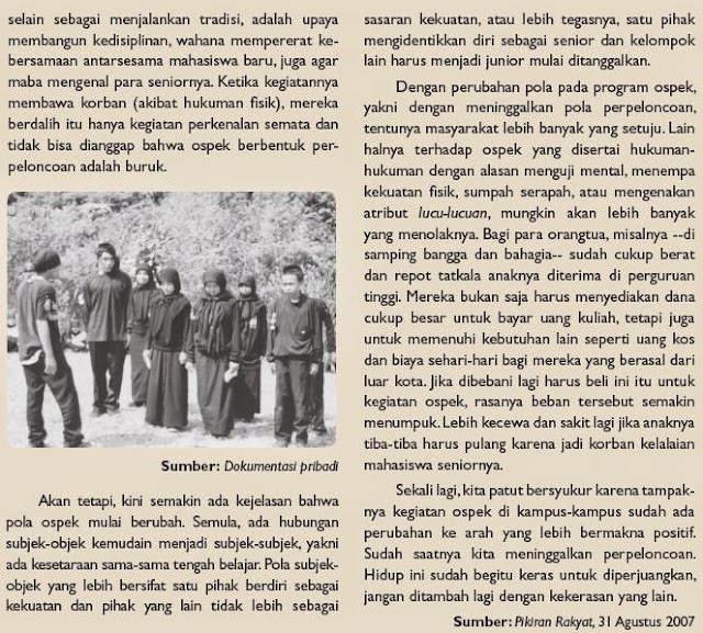 Contoh essay argumentatif