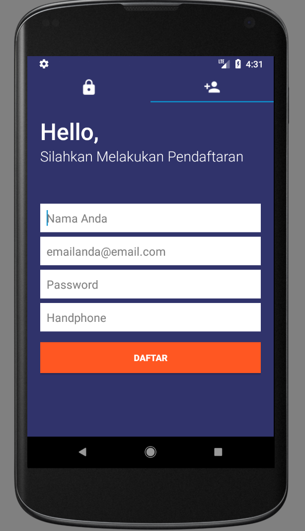 Xamarin Android : Registrasi Member dengan Verifikasi Email