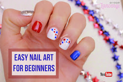 nail beginners easy july 4th dotticure