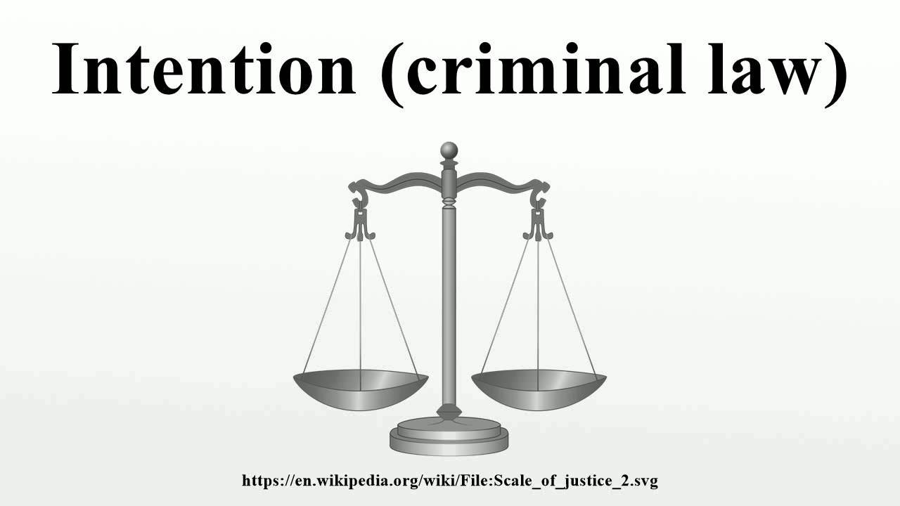 Intention (criminal law)