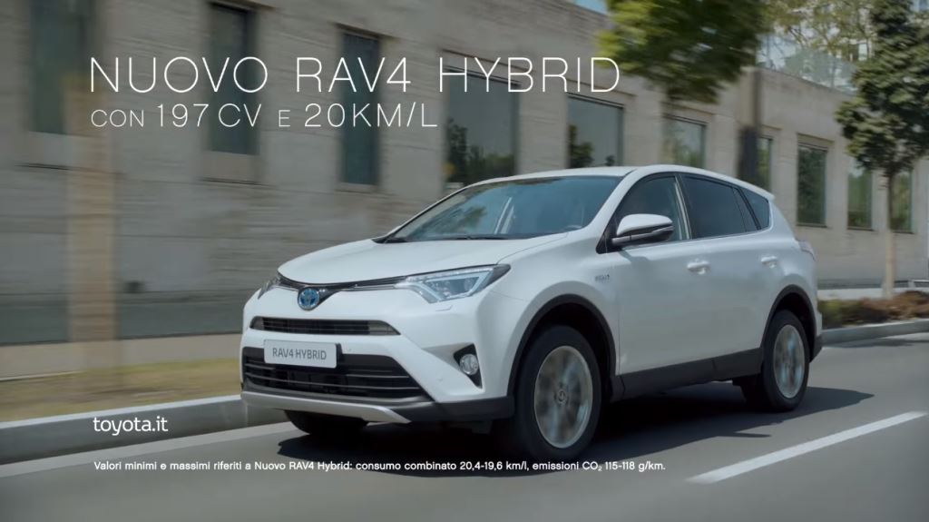 Pubblicità Toyota Nuovo RAV4 Hybrid ''Cambiamenti'' Foto e Testimonial 2016