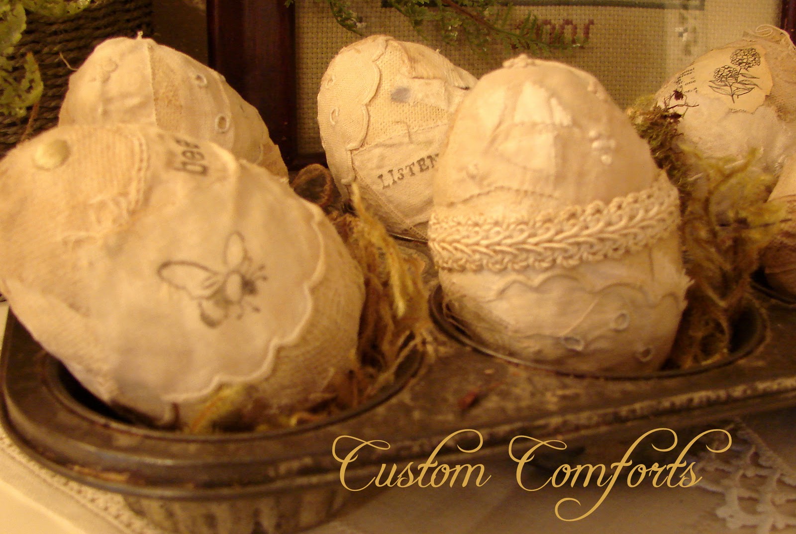 Custom Comforts Vintage Eggs