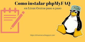 DriveMeca instalando phpMyFAQ en un servidor Linux Centos paso a paso
