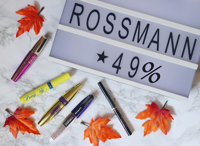 PROMOCJA -49/-55% ROSSMANN | PRZEGLĄD DROGERYJNYCH TUSZY DO RZĘS I EYELINERÓW | KTÓRE POLECAM? A OD KTÓRYCH RADZĘ TRZYMAĆ SIĘ Z DALEKA?