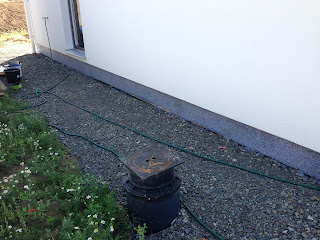 Es geht vorwärts, Sockelputz und Terrassenbau