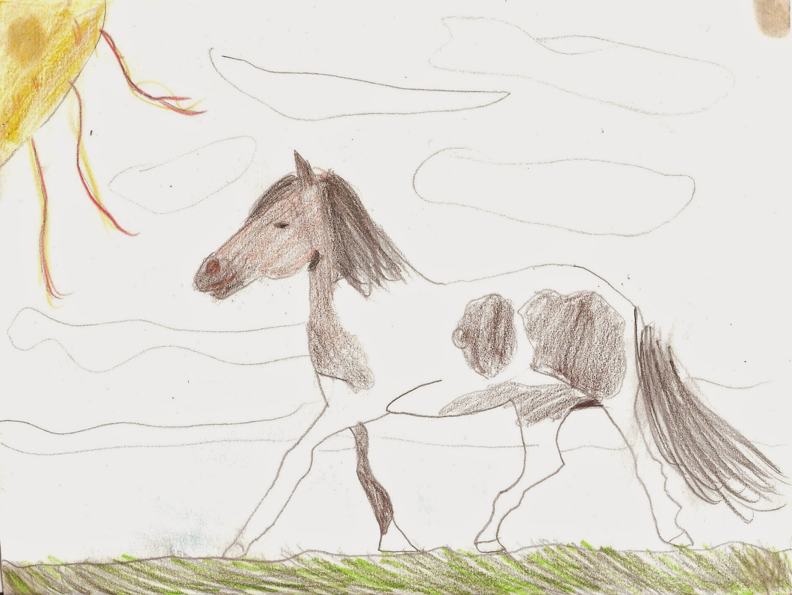 Arti grafiche e creative novembre 2014 for Immagini di cavalli da disegnare