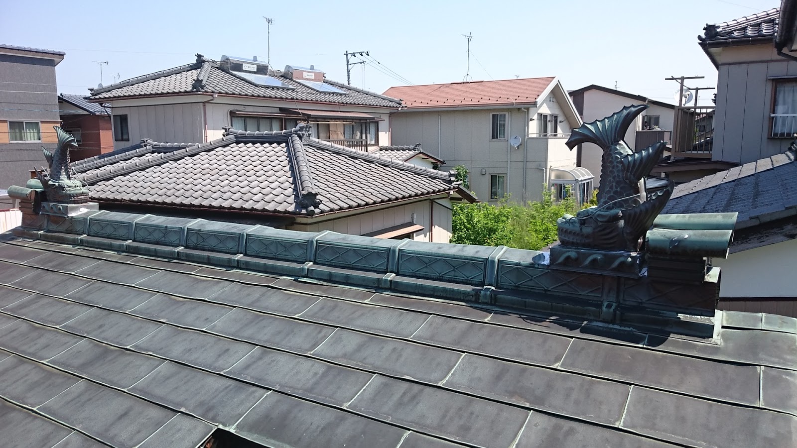 ブログ ブリキ日記 消えゆく銅板屋根