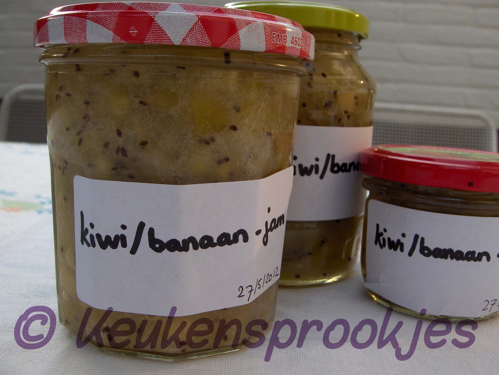 Wassermelone Kiwi Bananen Marmelade — Rezepte Suchen