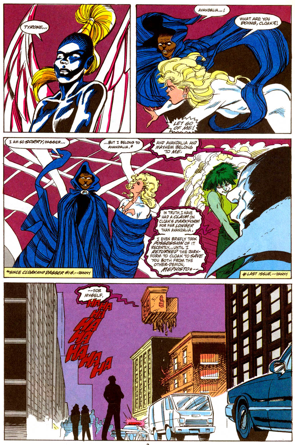 Read online Cloak and Dagger (1990) comic -  Issue #19 - 4