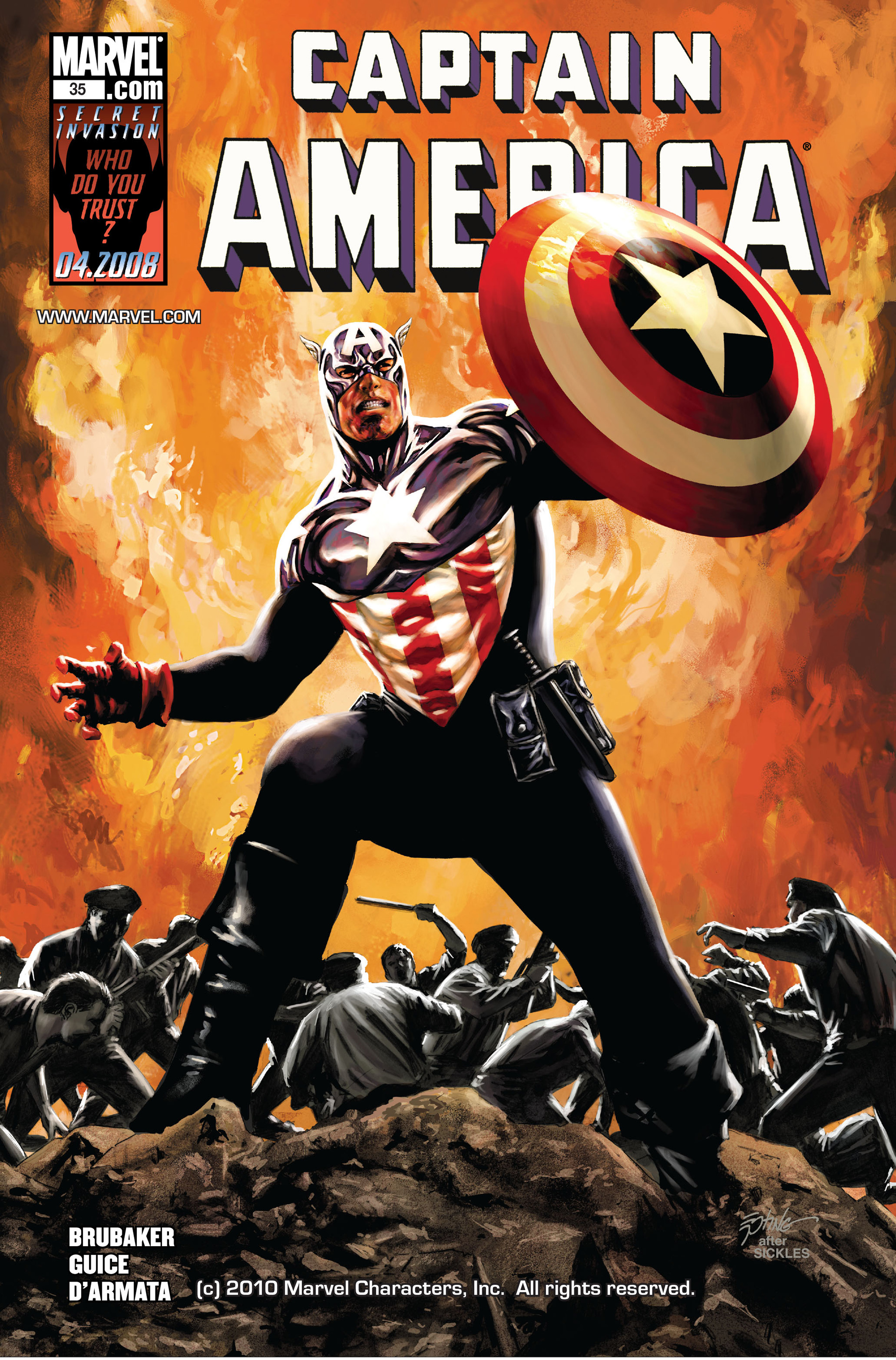 Read online Captain America (2005) comic -  Issue #35 - 1