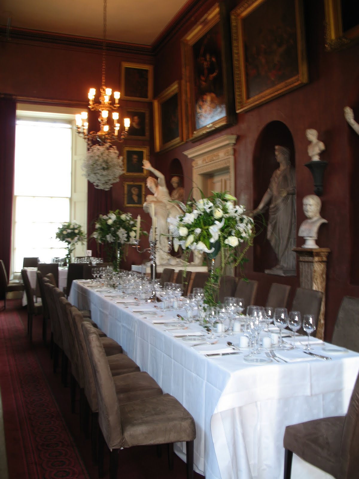 spriggs florist Petworth House & the wedding we did...