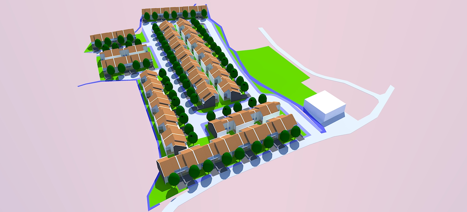 Site Plan Sketchup Jasa Site Plan