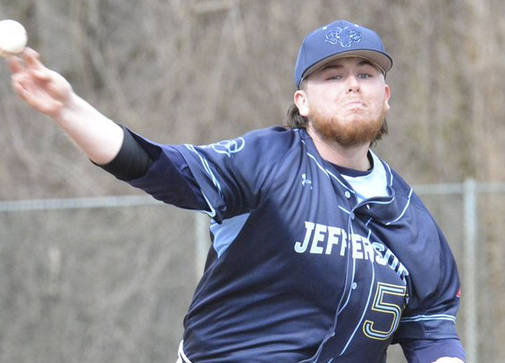 Jefferson's Patrick Hohlfeld collected 15 strikeouts on Wednesday