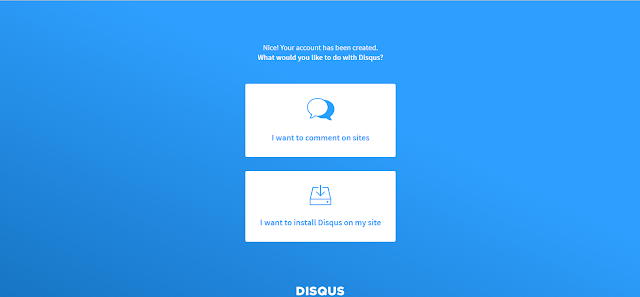 Disqus: I want to comment on sites