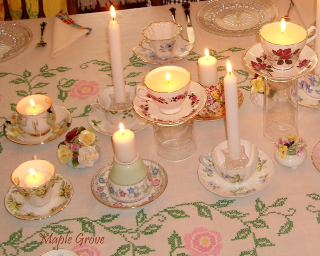 Maple Grove How to Make Tea Cup Candles