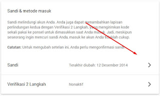 Cara Merubah Kata Sandi Akun Google Terbaru 2015 | Belajar Internet