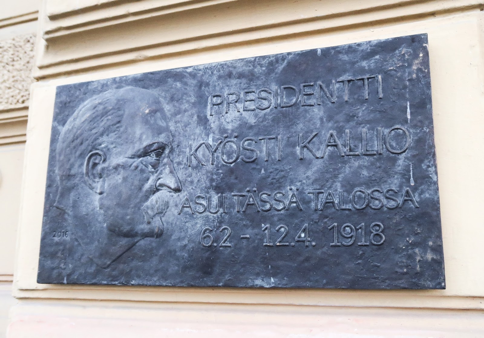 Hän asui täällä Kyösti Kallio