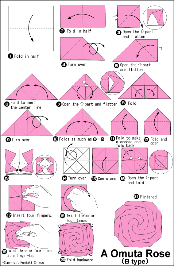 Tips Cara Membuat Origami Bunga Rose Sosial Media Berita Indonesia