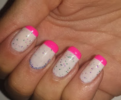 cute nail designs white polish 3
