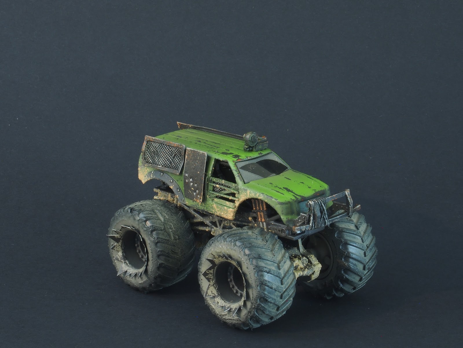 Gaslands Tabletop Game Monster Truck Conversion COMPLETE