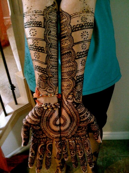 pinkbizarre: Modern Mehndi Designs