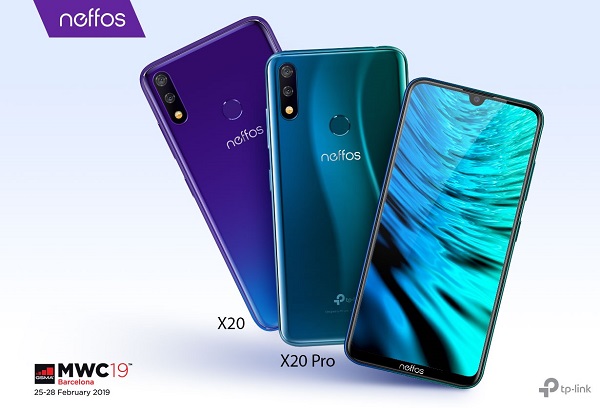 Neffos, TP-Link's Smartphone Brand, will Launch Neffos X20 and X20 Pro at MWC 2019