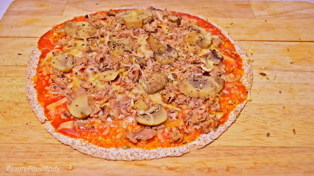 receta fitpizza fit light pizza recipe