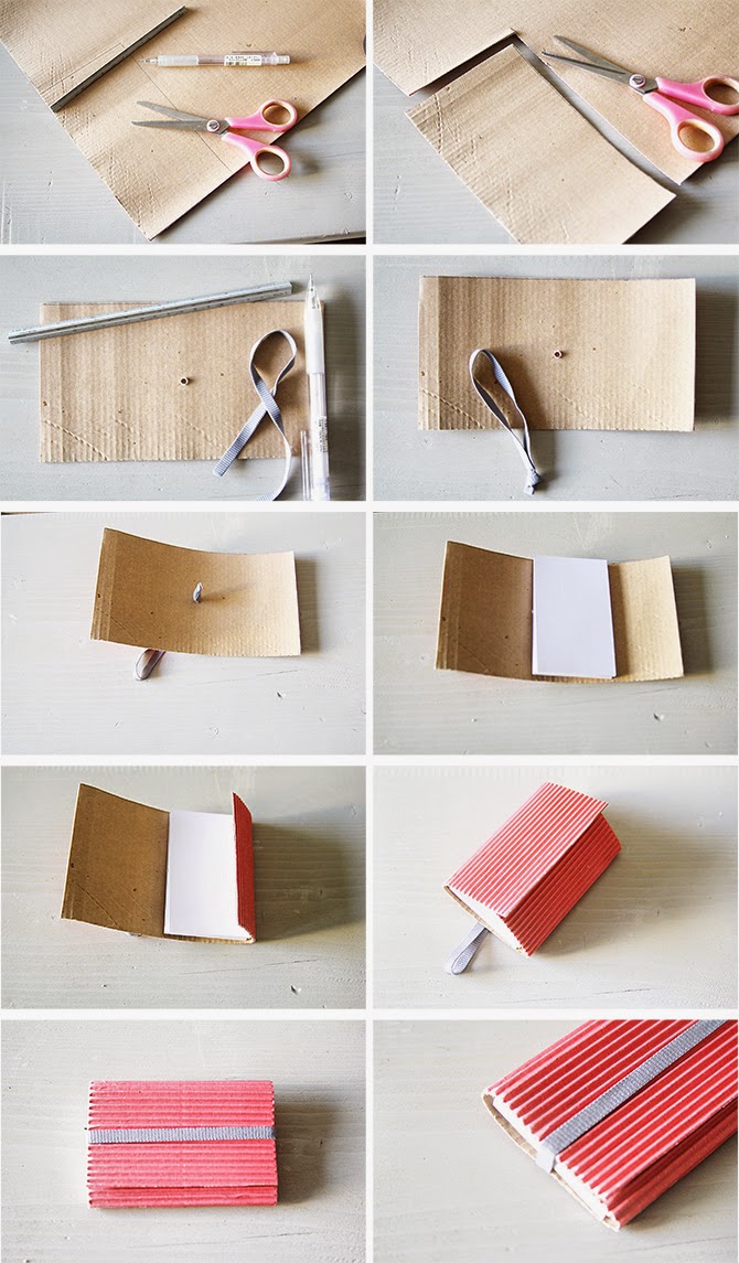 DIY Paper Card Holders minimal crafts