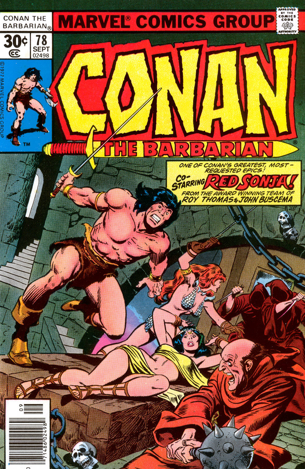 Read online Conan the Barbarian (1970) comic -  Issue #78 - 1