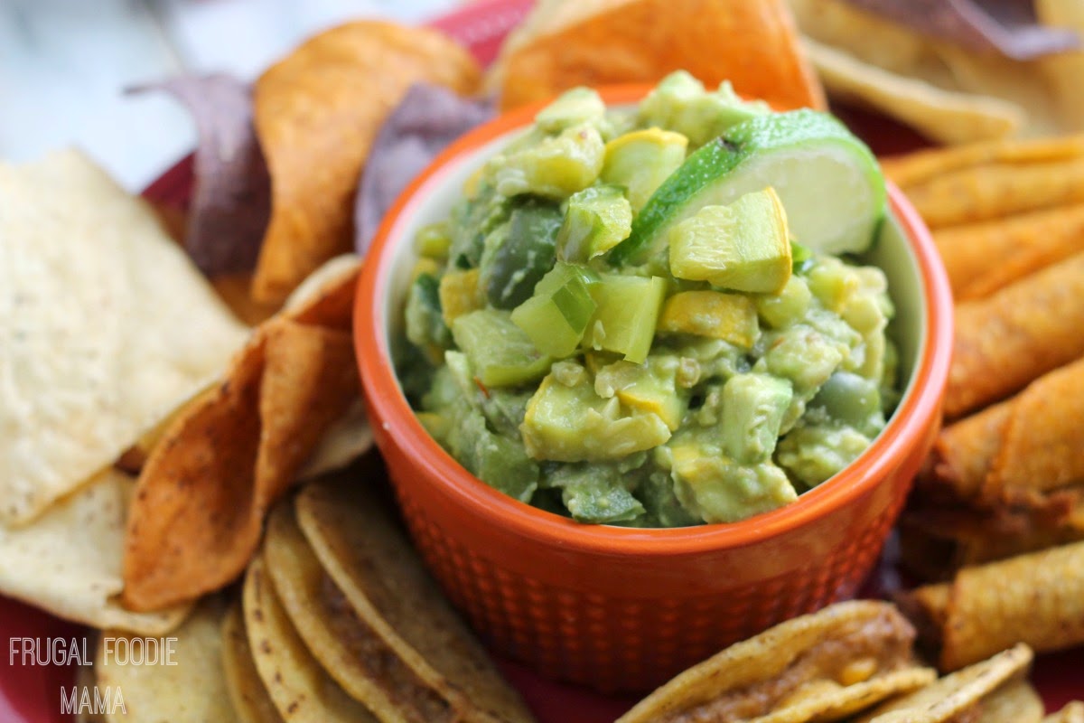 Packed with oven roasted veggies, this Roasted Veggie Guacamole is a fresh take on classic guacamole.