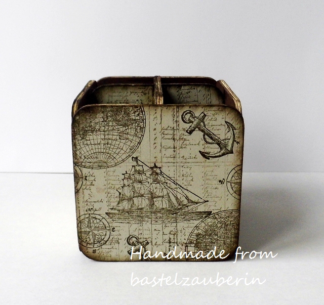 Bastelzauberin: Vintage Stiftebox - Adventskalender