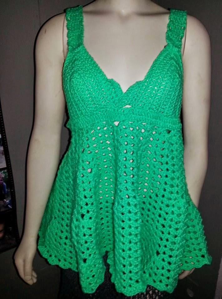 Intimate Threads- Crochet and other Crafty Creations: Light and Lively Tank