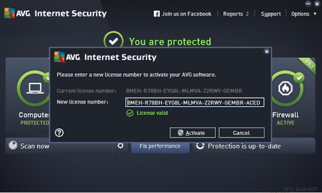 Download AVG Internet Security Serial Number Update 2017