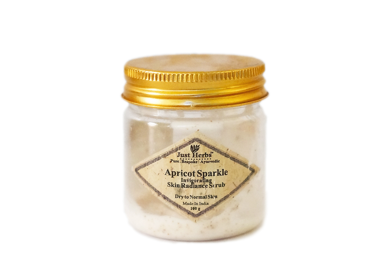 Just Herbs Apricot Sparkle Invigorating Skin Radiance Scrub Review