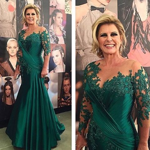 vestido de luxo para mae da noiva