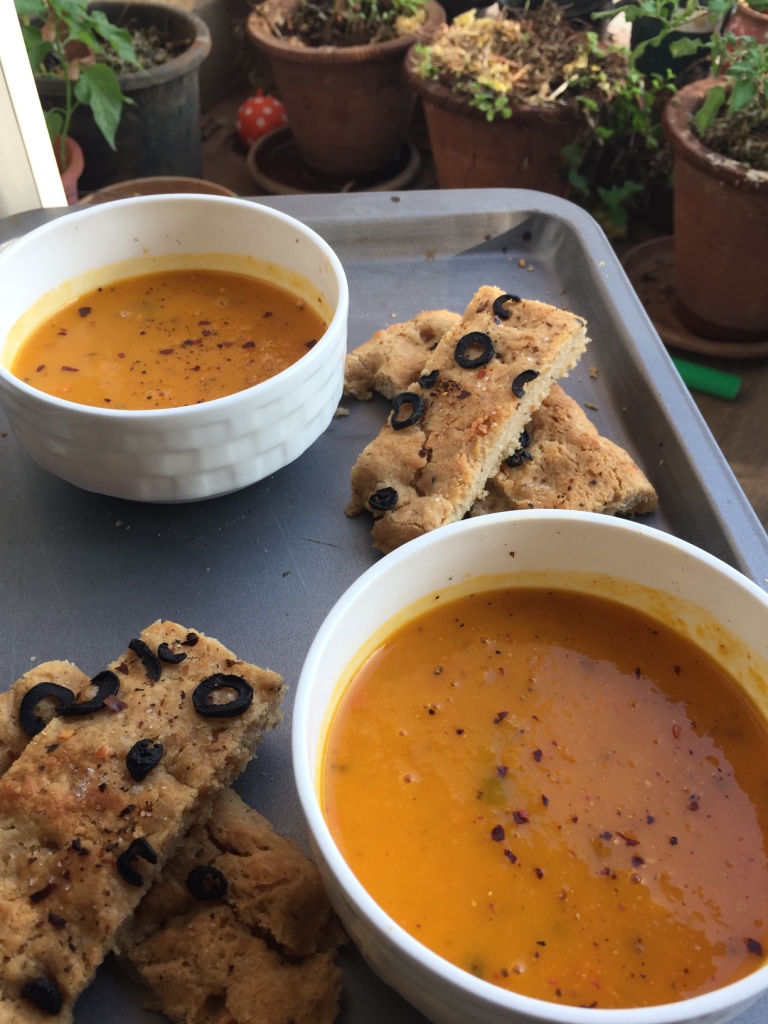 Sizzling Tastebuds Oven Roasted Vegetable Soup Kids Delight recipes