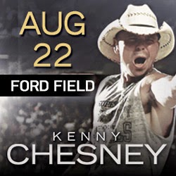 music, country music, event, Detroit, Ford Field, show, Tour, tickets, Kenny Chesney, Eric Church, Live Nation, Ticketmaster, VIP, concert