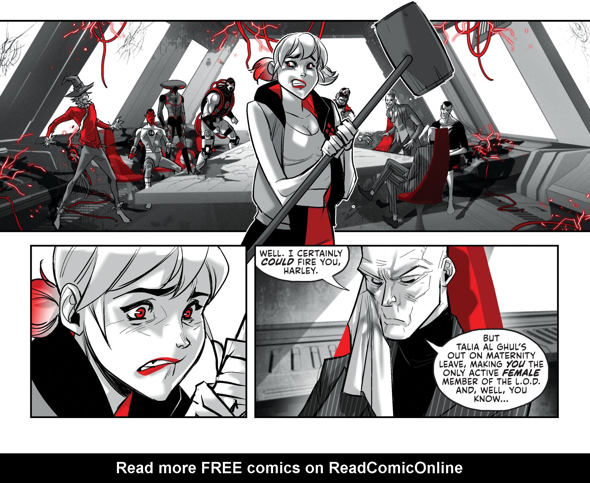 Read online Harley Quinn Black   White   Red comic -  Issue #13 - 22