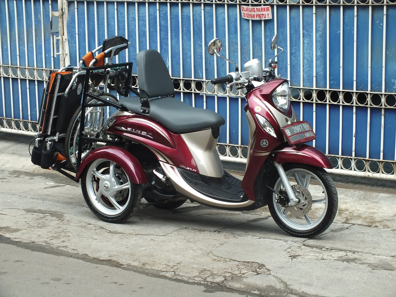 63 Modifikasi Jok Motor Fino Terbaru Pinus Motor