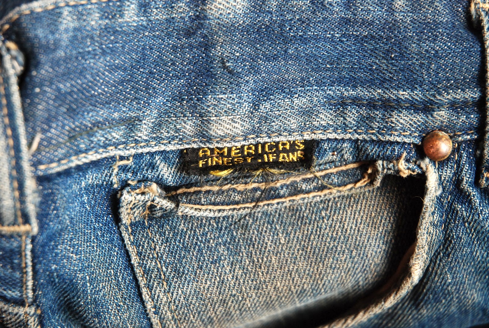 The Vintage Catalogue: 50's GOLD RIVET JEANS OF CALIFORNIA, AMERICA'S ...