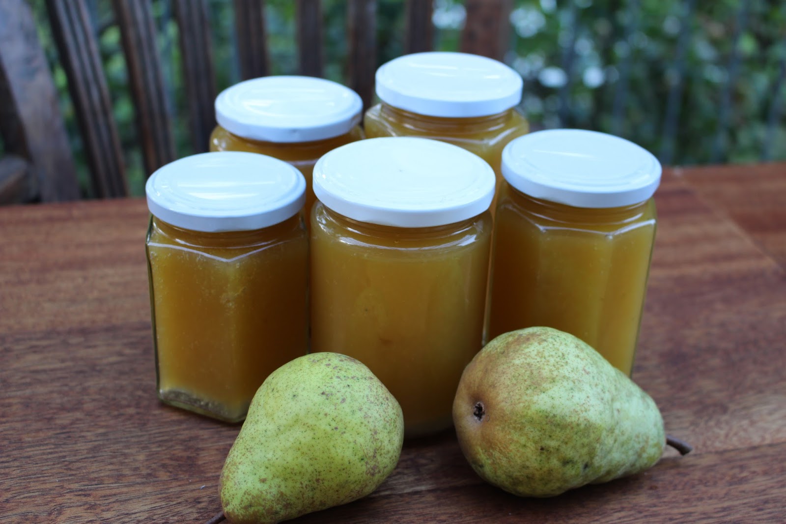 Birnen-Apfel-Mango-Marmelade