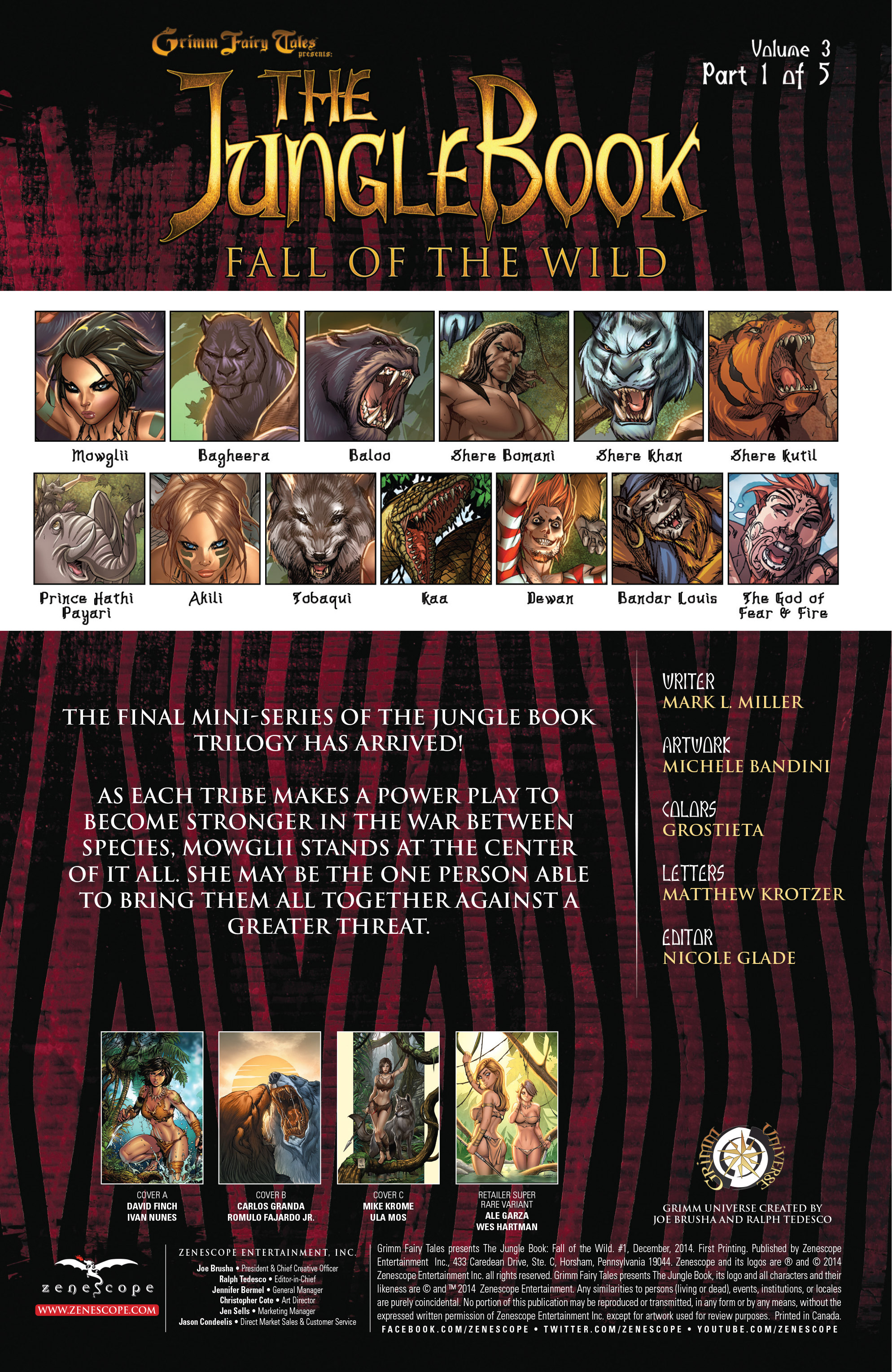 Read online Grimm Fairy Tales presents The Jungle Book: Fall of the Wild comic -  Issue #1 - 2