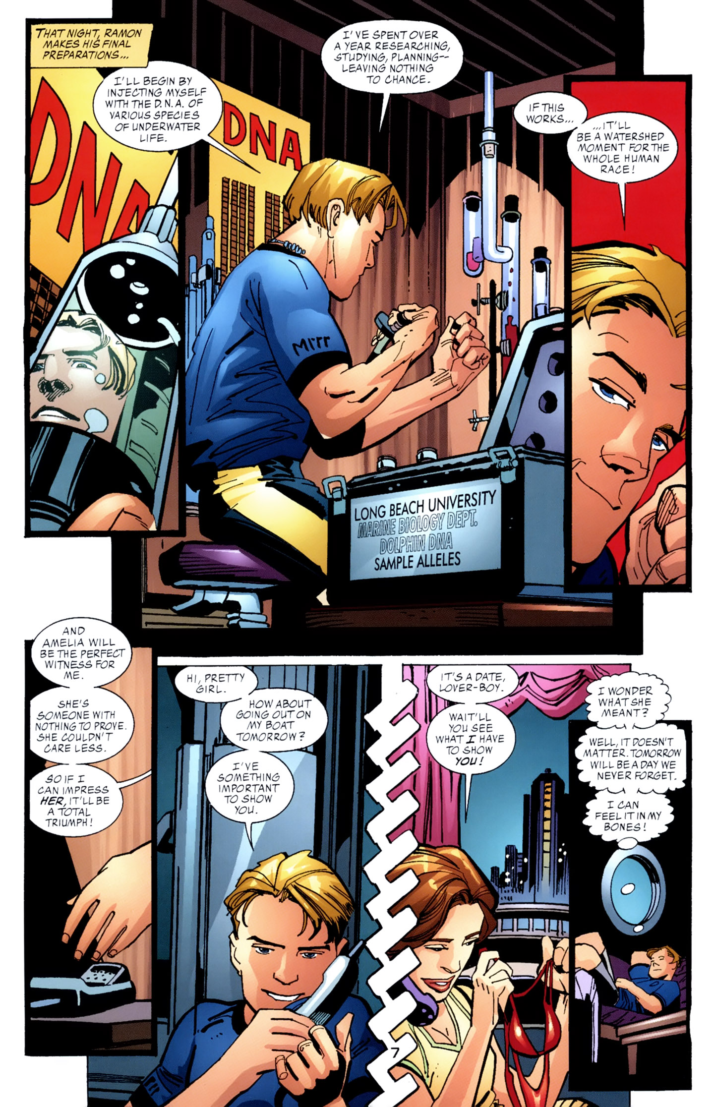 Read online Just Imagine Stan Lee With Scott McDaniel Creating Aquaman comic -  Issue # Full - 9