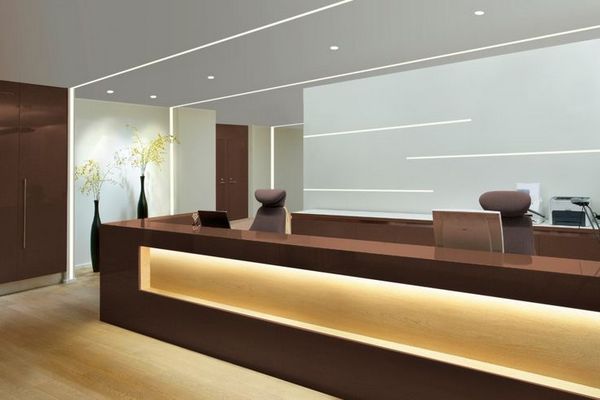 medical office front desk design