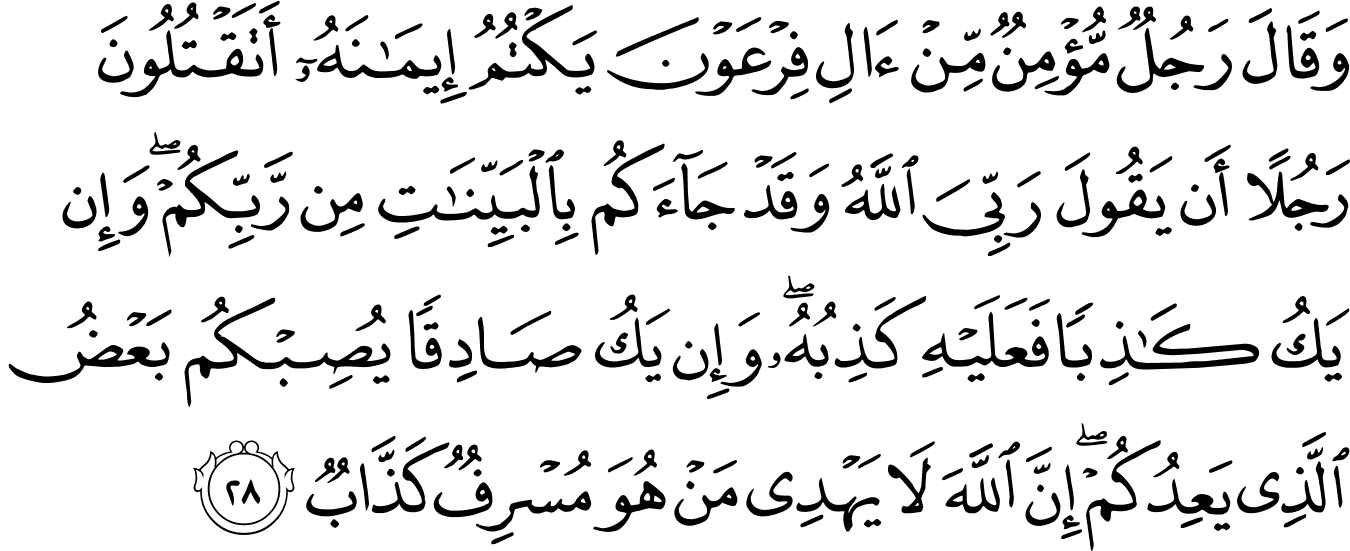 Quran Studies Journal: Surah Ghafir Notes (23-28)