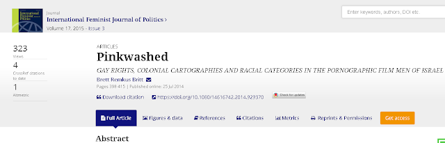 Ce n’est pas une blague : Overdose d’articles acadĂ©miques sur un film porno israĂ©lien comme un exemple du colonialisme  … Ce n’est pas une blague : Overdose d’articles acadĂ©miques sur un film porno israĂ©lien comme un exemple du colonialisme  … - Infos-Israel.News