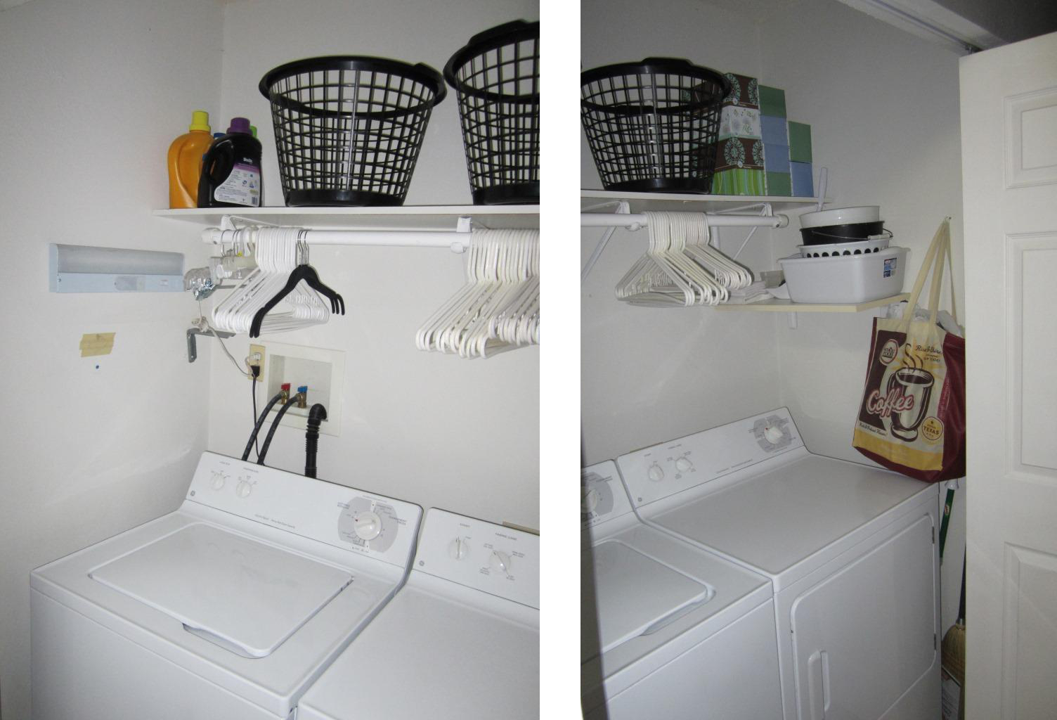 GIY Goth It Yourself Laundry Closet DIY Shelves