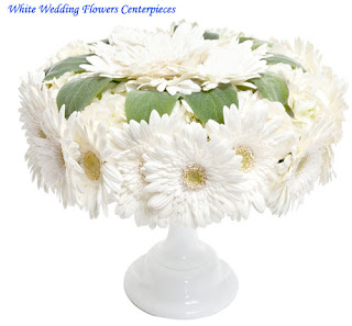 The Wedding Collections: White Wedding Flowers Centerpieces
