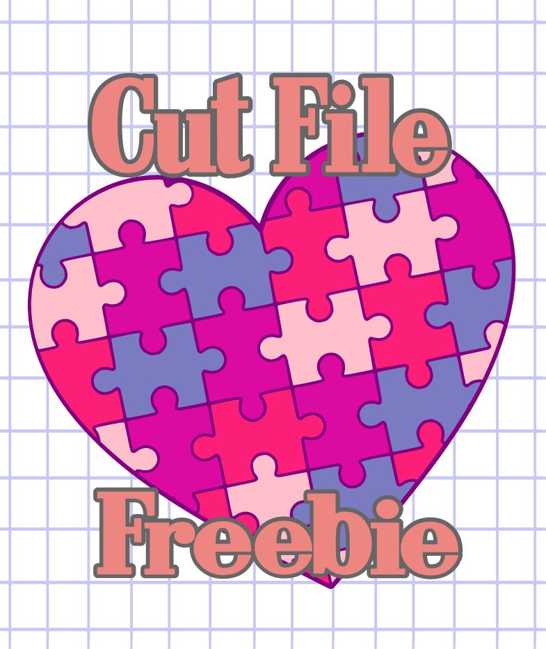 The Scrapoholic Cut File Freebie Heart Puzzle 01